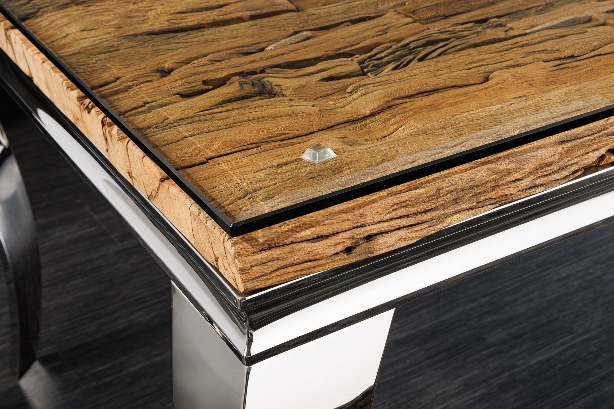 Console tafelblad BARRACUDA 140x45cm teakhout - 44374 afbeelding