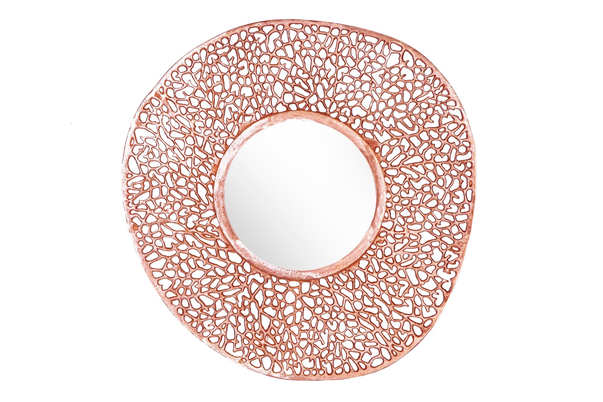 Wandspiegel LEAF 110cm koper - 40875 afbeelding