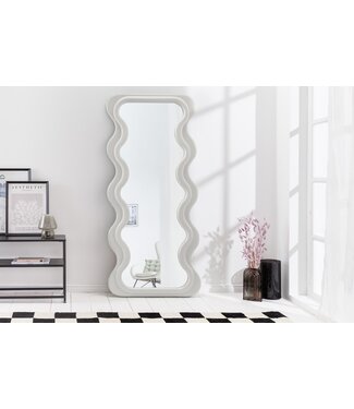 Invicta Interior Design Wandspiegel CURVY 160cm wit - 45942