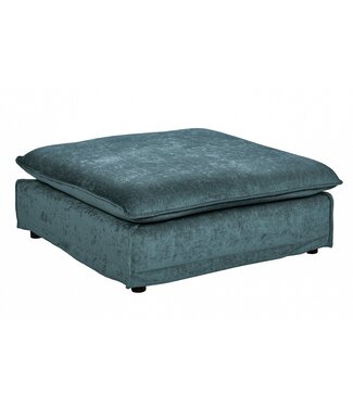 Invicta Interior Stoel HEAVEN 100cm afneembare hoes fluweel teal - 40164