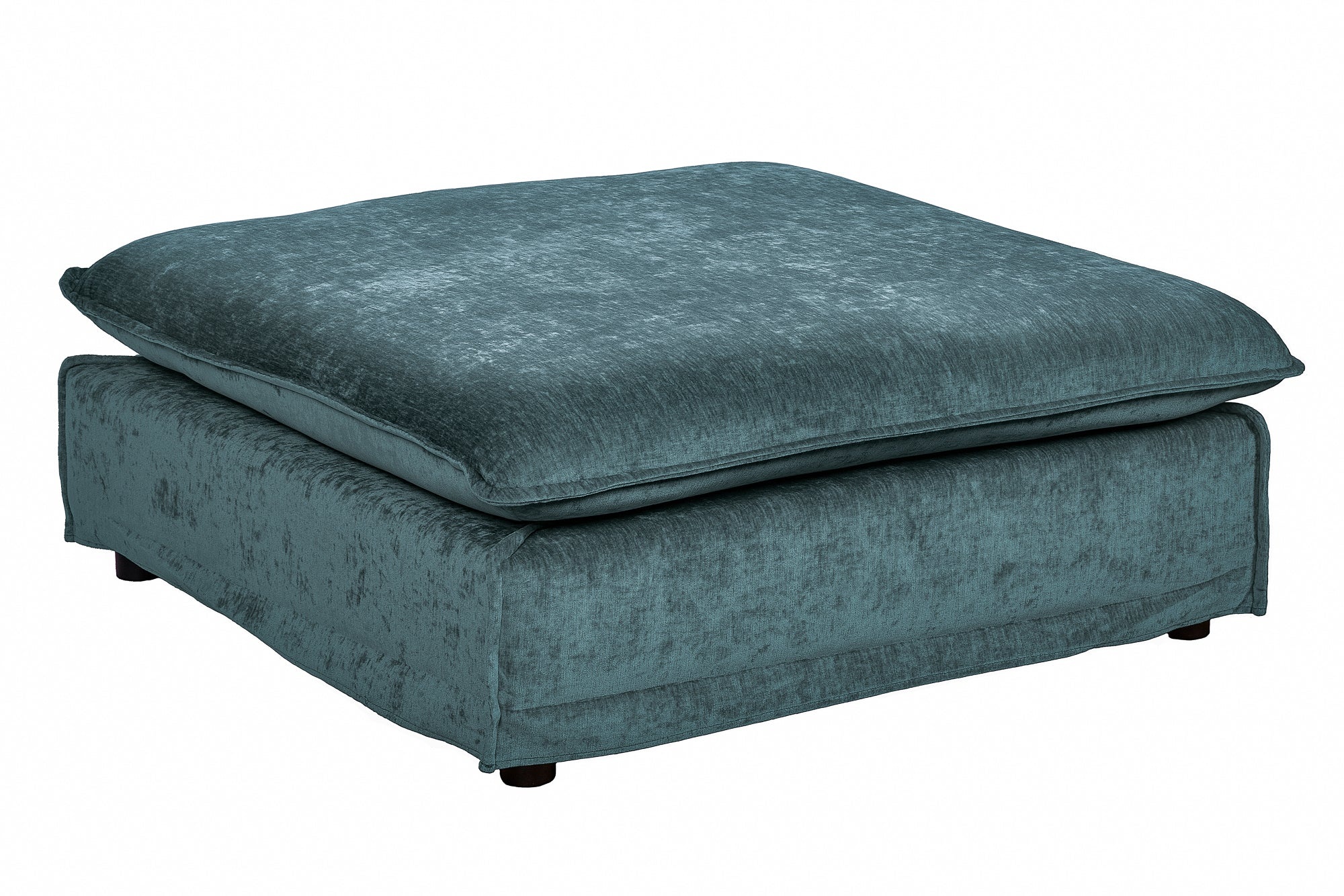 Stoel HEAVEN 100cm afneembare hoes fluweel teal - 40164 afbeelding