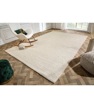 Invicta Interior Design Tapijt WOOL XXL 350x240cm lichtbeige gemaakt van wol - 41716