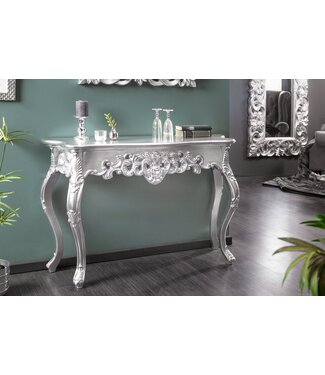 Invicta Interior Elegante console VENICE 110 cm zilver barok design dressoir handgemaakt - 15634