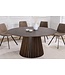 Invicta Interior Ronde eettafel VALHALLA WOOD 120cm gerookt eiken kolomvoet - 43434