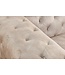 Invicta Interior Design Chesterfield Fauteuil MODERN BAROK 120cm champagne beige fluweel veerkern - 45985