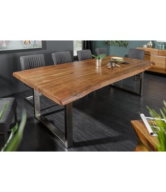 Invicta Interior Eettafel MAMMUT 220cm 60mm tafelblad acacia honing finish - 40000