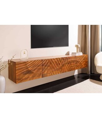 Invicta Interior Massief tv-bord SCORPION 200 cm bruin mangohout hangend dressoir - 46646