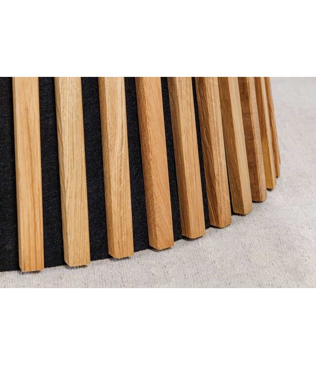 Invicta Interior Ronde eettafel VALHALLA WOOD 120 cm naturel eiken kolomvoet - 43428