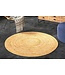 Invicta Interior Rond vloerkleed PURE NATURE 120cm Jute handgeweven platgeweven - 44433
