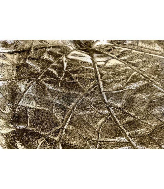 Invicta Interior Design Bijzettafel WILDLIFE MONKEY 60cm goud antiek metaal handgemaakt - 44835