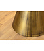 Invicta Interior Ronde eettafel ELEGANCIA 100cm messing wit marmer ijzer met zuilvoet - 44859