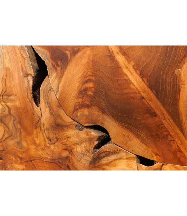 Invicta Interior Massieve zuil TRIBAL 110cm bruin naturel teakhout handgemaakte decoratie - 44710