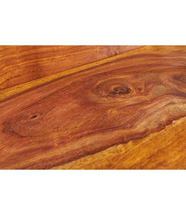 Invicta Interior Massieve wandplank MAKASSAR 140cm bruin sheeshamhout afwerking - 44746