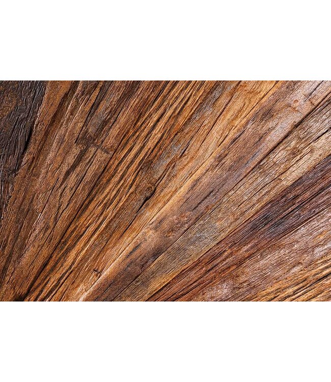 Invicta Interior Massief highboard BARRACUDA 120cm bruin mangohout met teakhouten front zwart metaal - 44989