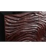 Invicta Interior Massief dressoir FLUID 175cm Walnoot Bruin Acaciahout 3D Design Zwart Onderstel - 45599