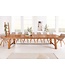 Invicta Interior Massieve eettafel FINCA 400cm vintage bruin gerecycled grenenhout - 44705