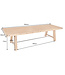 Invicta Interior Massieve eettafel FINCA 300cm vintage bruin gerecycled grenenhout - 44507