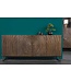 Invicta Interior Massief dressoir ZEN CIRCLES 180cm donkerbruin mangohout 3D design - 44580