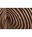 Invicta Interior Massief dressoir ZEN CIRCLES 180cm donkerbruin mangohout 3D design - 44580
