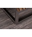 Invicta Interior Massief dressoir ZEN CIRCLES 180cm donkerbruin mangohout 3D design - 44580