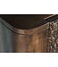 Invicta Interior Handgemaakt Highboard CROCO 120cm Bruin Mango Hout Massief 3D Design - 44615