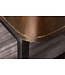 Invicta Interior Handgemaakt Highboard CROCO 120cm Bruin Mango Hout Massief 3D Design - 44615