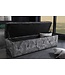 Invicta Interior Chesterfield Slaapbank EXTRAVAGANCIA 140cm Grijs Fluweel met opbergruimte - 44425