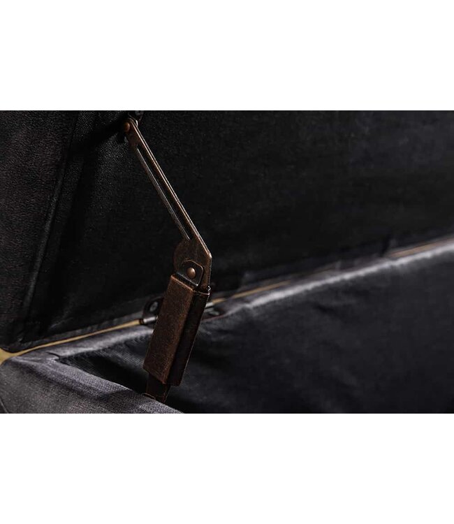 Invicta Interior Chesterfield Slaapbank EXTRAVAGANCIA 140cm Grijs Fluweel met opbergruimte - 44425