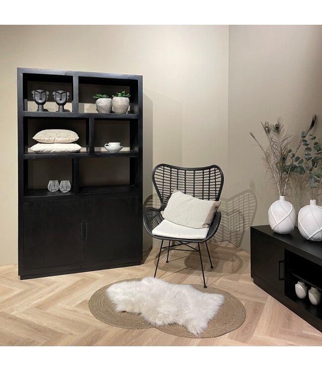 Livingfurn Jaxx Black 120cm-13863