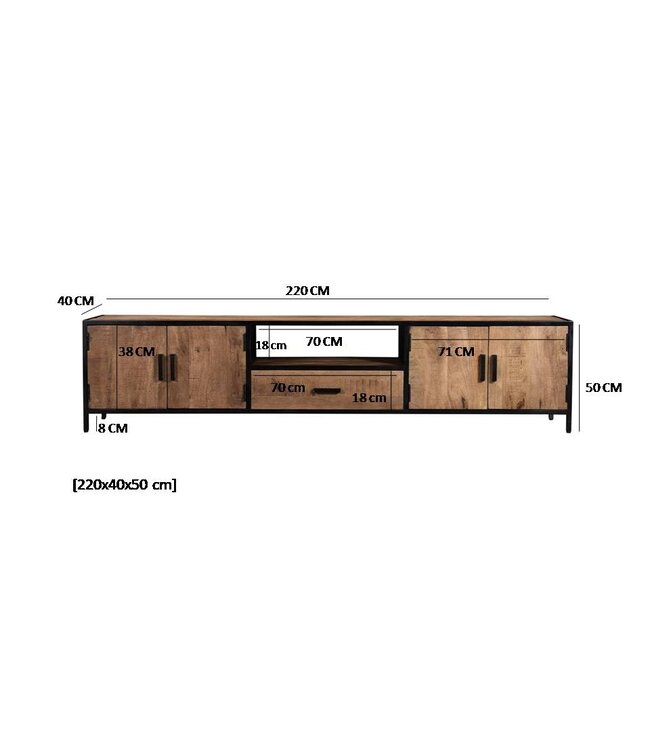 Livingfurn Sturdy 220 cm-12602
