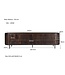 Livingfurn Noor Walnut 210cm-13918