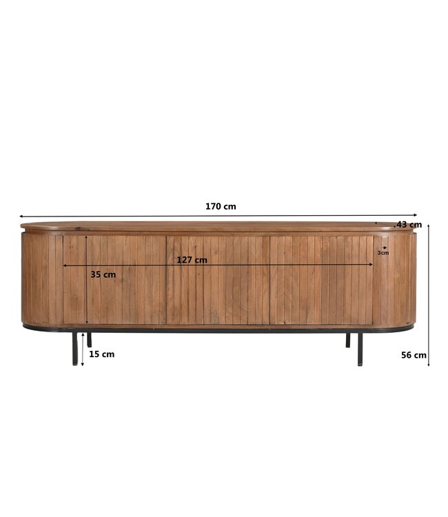 Livingfurn Noor 170cm-30986