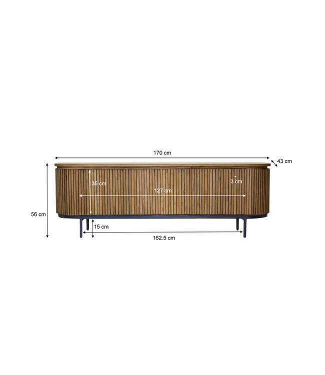 Livingfurn Lausanne 170cm-31446