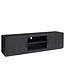 Livingfurn Jaxx Black 180cm-12368