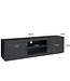 Livingfurn Jaxx Black 180cm-12368