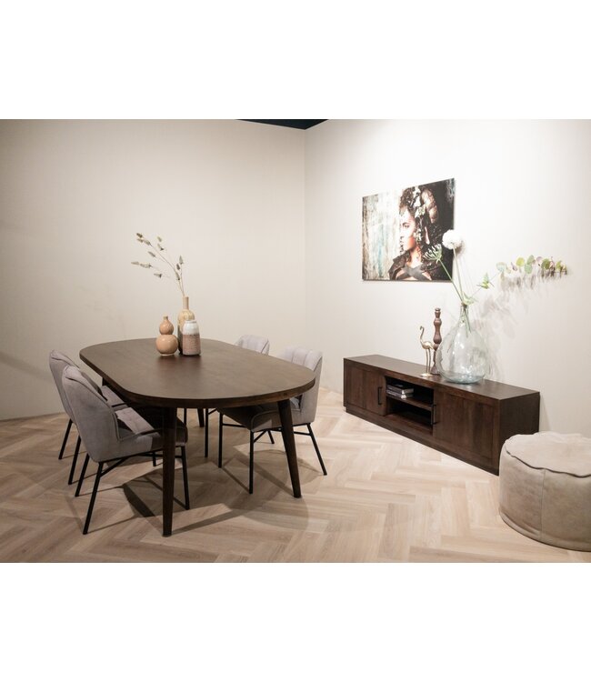 Livingfurn Jaxx Brown 180cm-31083