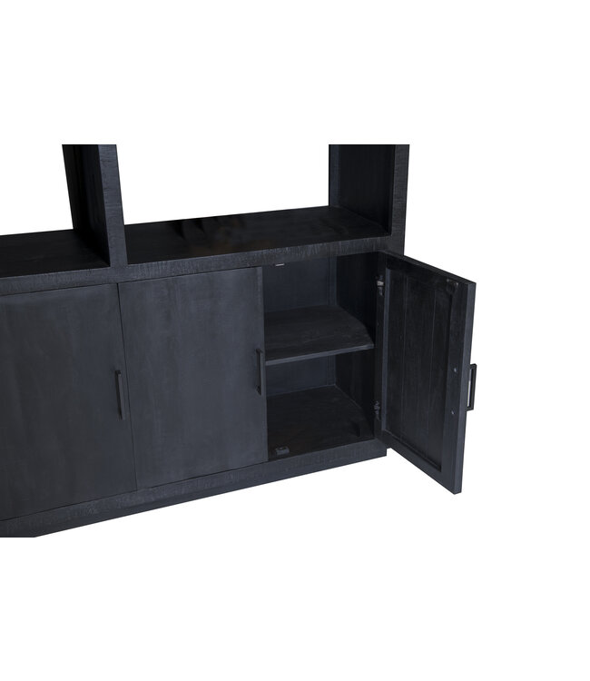 Livingfurn Jaxx Black 145cm-12366