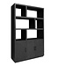 Livingfurn Jaxx Black 145cm-12366