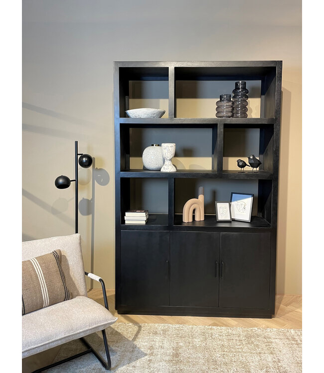 Livingfurn Jaxx Black 145cm-12366