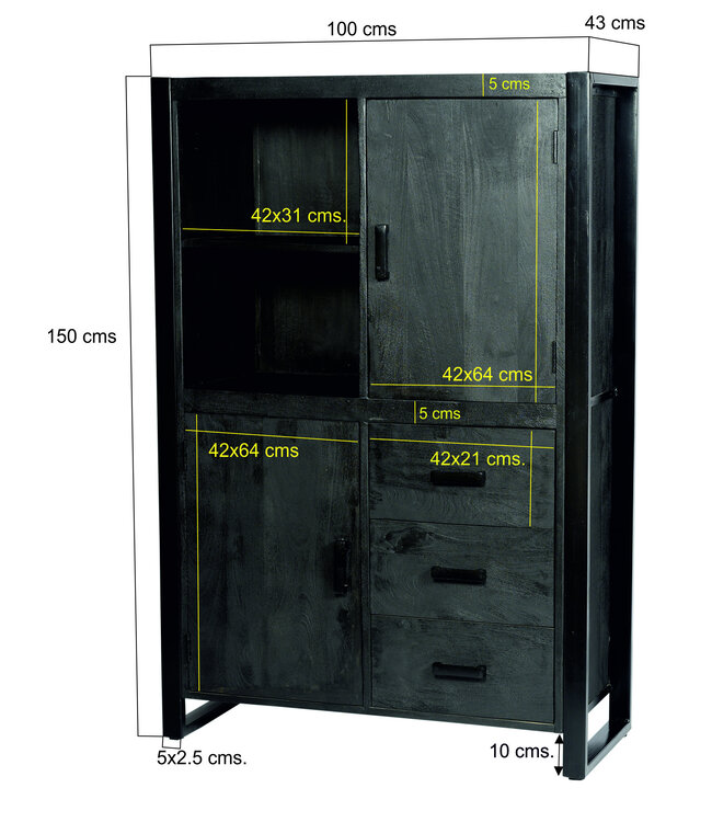 Livingfurn Norris 100 cm-12378