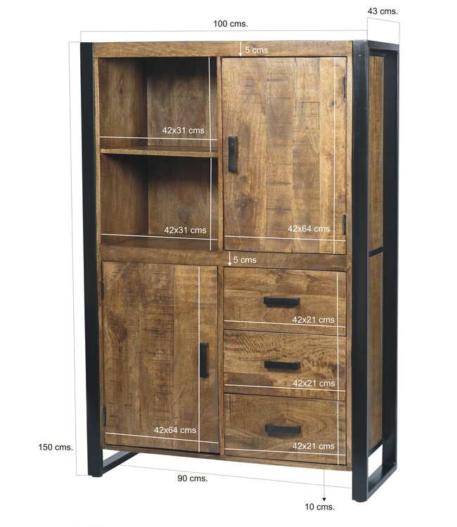 Livingfurn Nairobi 100cm-12402