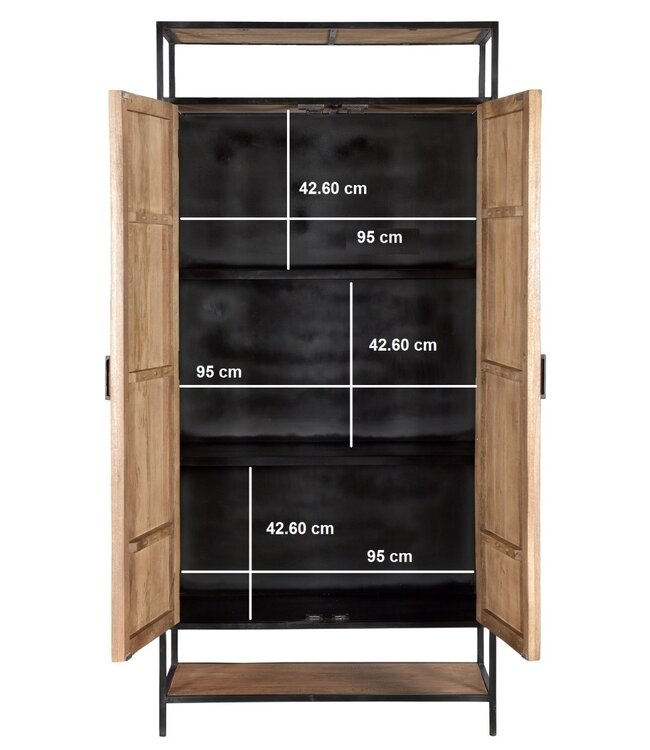 Livingfurn Sturdy 2 Doors 100cm-12780