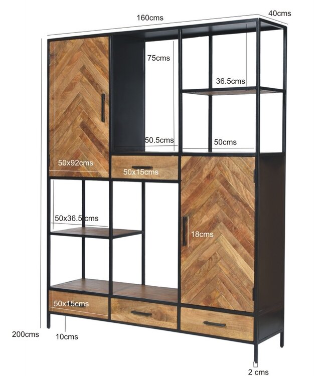 Livingfurn Brooklyn 160cm-13870