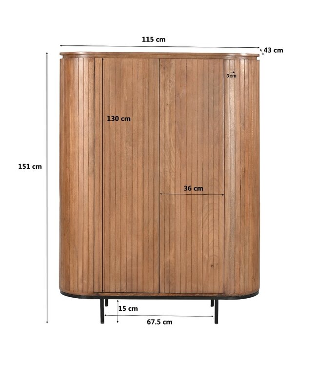 Livingfurn Noor 150cm-13926