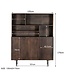 Livingfurn Elan Brown 135cm-31180