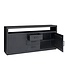 Livingfurn Jaxx Black 180cm-12367