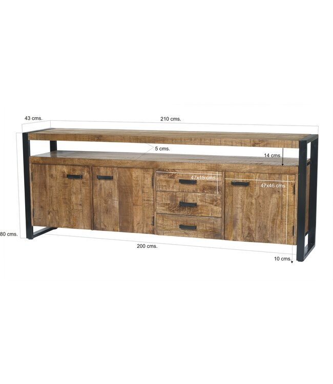 Livingfurn Nairobi 210cm-12404