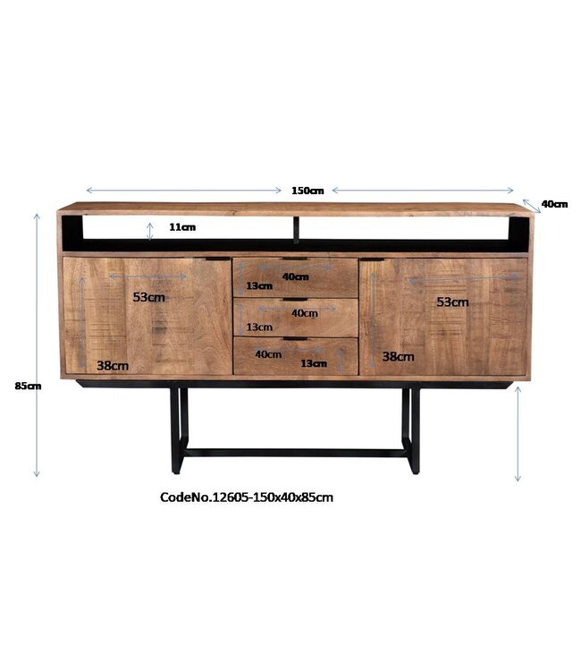 Livingfurn Valdez 150 cm-12605
