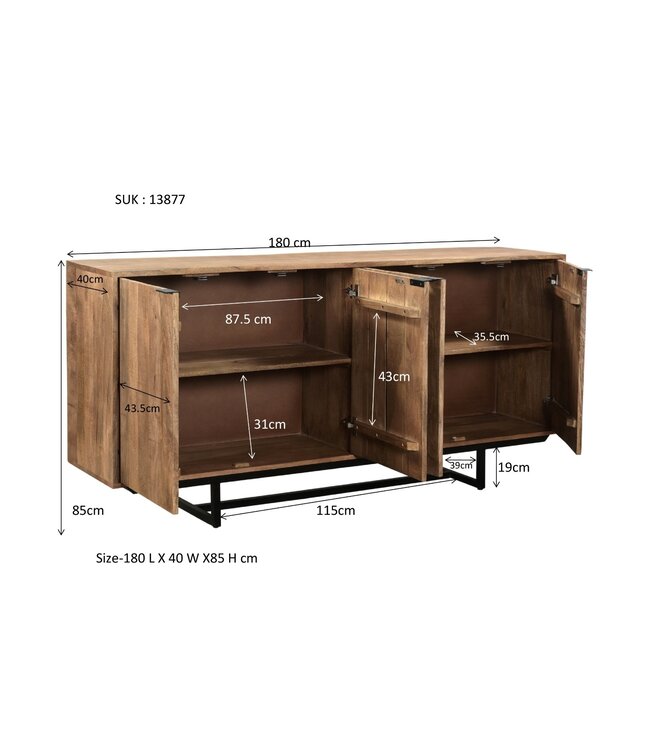 Livingfurn Valdez 180cm-13877