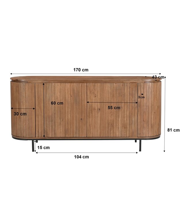 Livingfurn Noor 170cm-13919